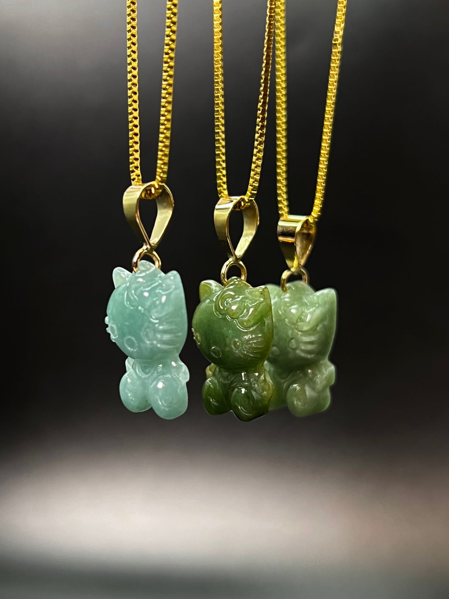 Blue Jade Hello Kitty