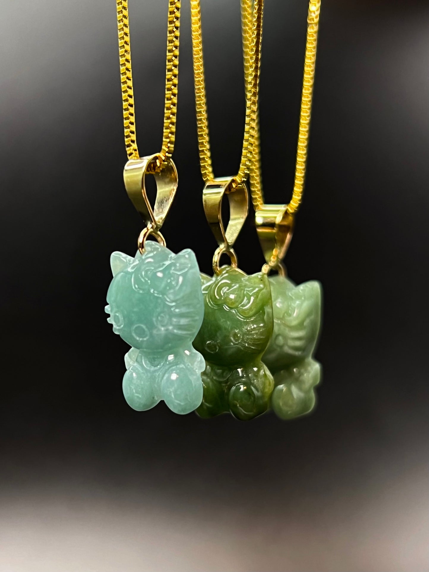 Blue Jade Hello Kitty
