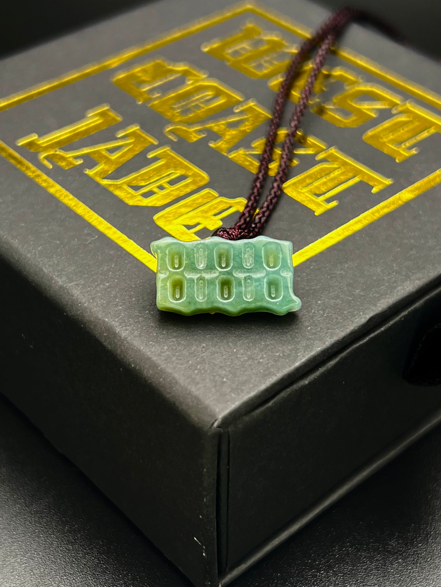Blue Jade 888 Pendant