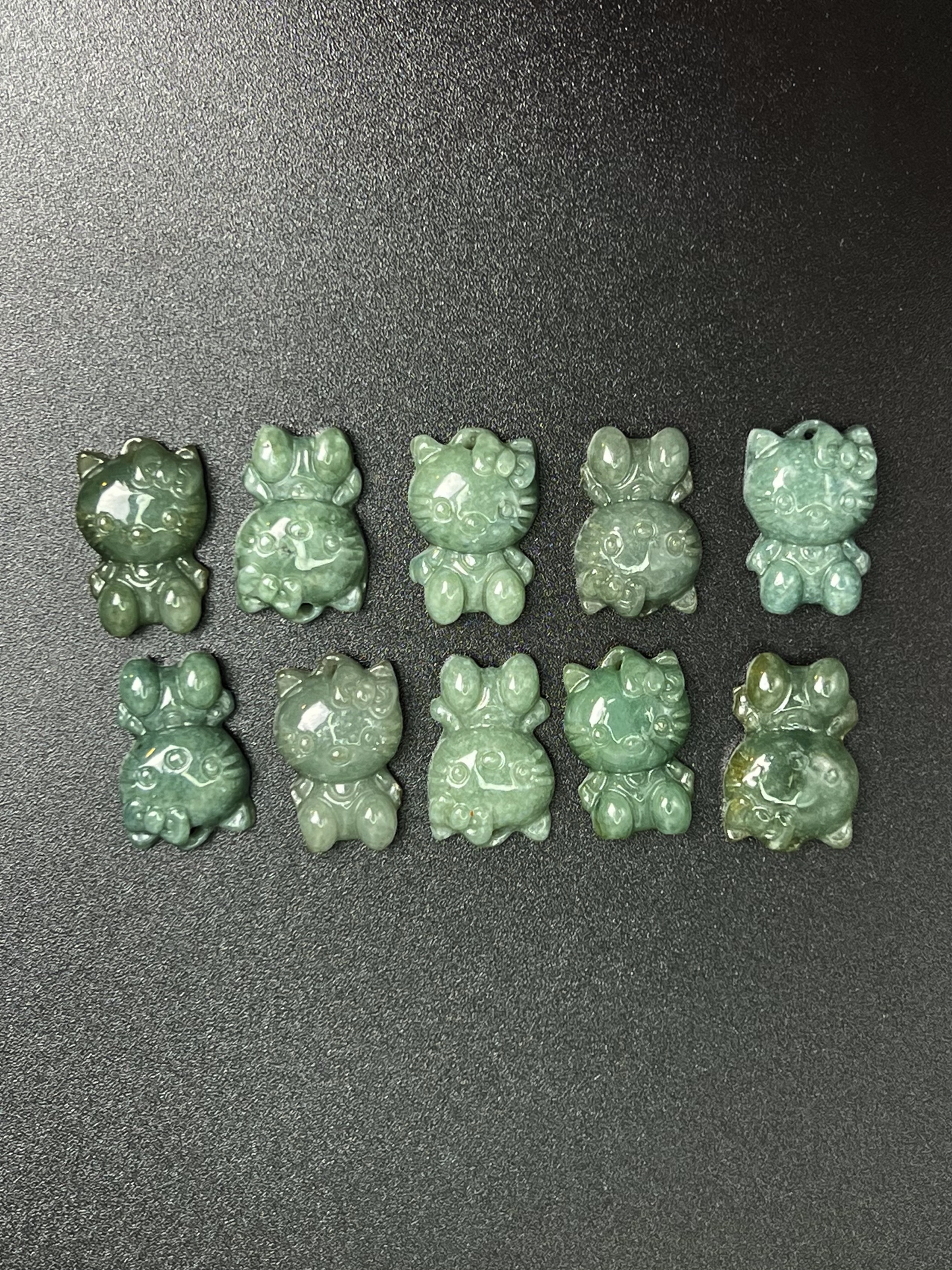 Green Jade Hello Kitty