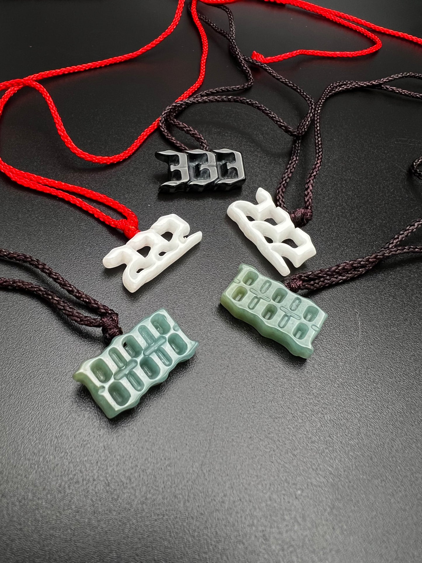 Black Jade 333 Pendant